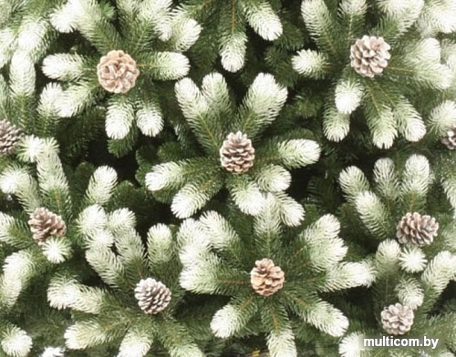 Ель Царь Елка Русская красавица заснеженная с шишками 1.2 м