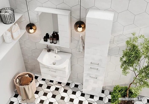 Volna Шкаф с зеркалом Joli 50 правый