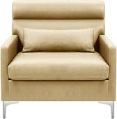 Интерьерное кресло Brioli Отто (экокожа, L4 кремовый)