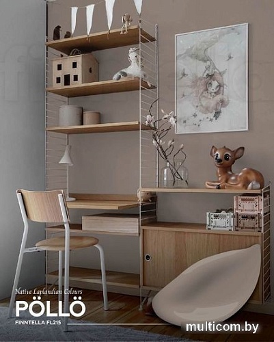 Краска Finntella Foxy Lapselli Matte Pollo F-50-1-1-FL215 0.9 л (коричневый)