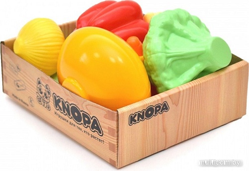 Набор игрушечных продуктов Knopa Малый ящик. Овощи 87047