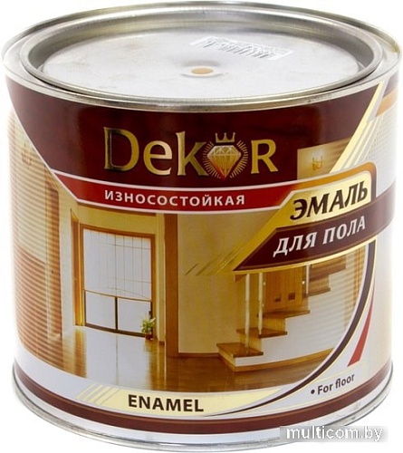 Эмаль Dekor для пола (каштан, 6 кг)