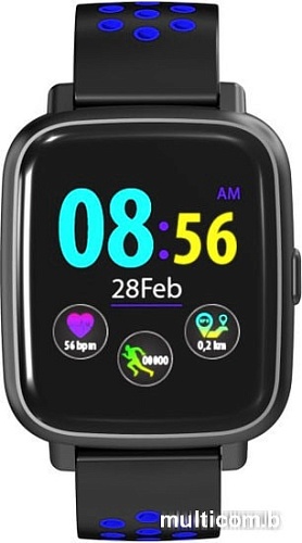 Умные часы JET SW-5 (черный/красный)