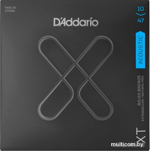 Струны для гитары D'Addario XTABR1047-12