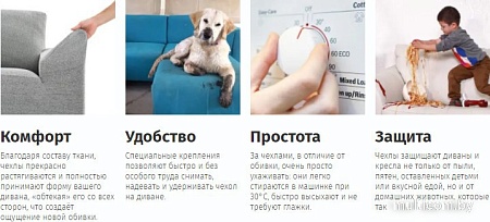 Чехол для дивана Софатэкс ПО-3 без оборки правый (ваниль)