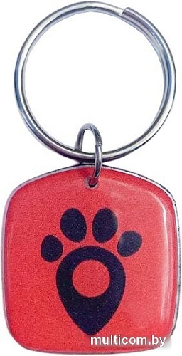 Адресник Потеряшка QR (красный)