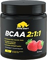 Аминокислоты Prime Kraft BCAA 2:1:1 (150г, клубника)