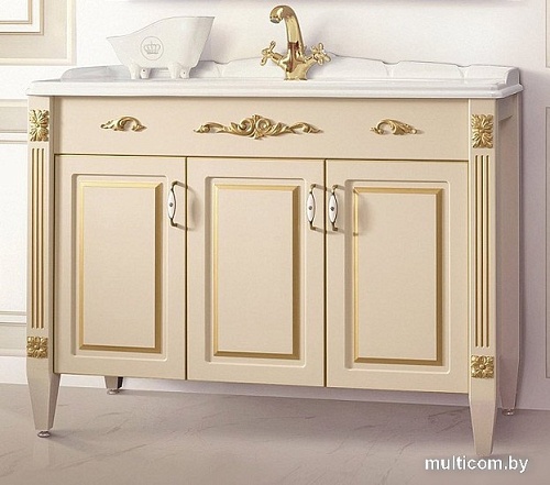 Belux Тумба под умывальник Империя Н 105 (слоновая кость)