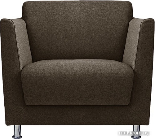 Интерьерное кресло Brioli Куно (рогожка, J5 коричневый)