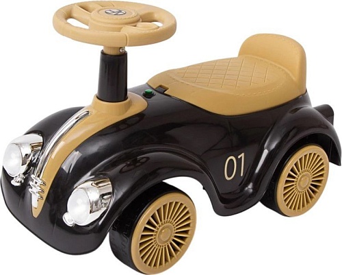 Каталка Amarobaby Retro AB24-7RT/0938 (черный/бежевый)