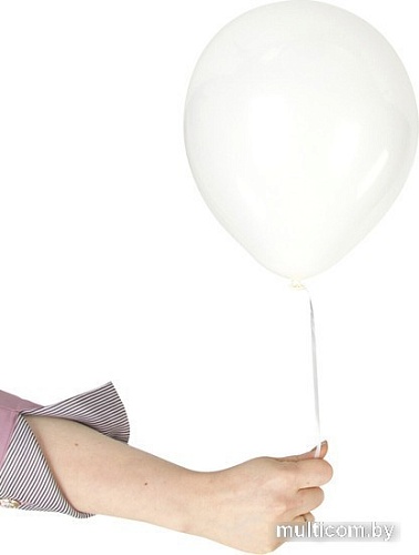 Набор воздушных шаров Золотая сказка 105000 (50 шт, белый)