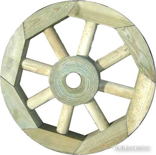 Украшение для сада Массив-Древ Колесо телеги D700