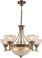 Подвесная люстра Aitin Pro STD1622A/5+3 (бронза)