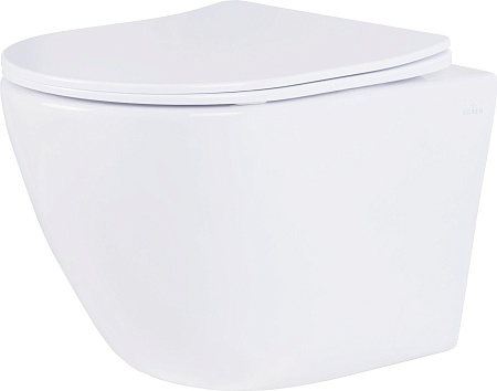 Унитаз подвесной Roxen Antares в комплекте с инсталляцией StounFix Dual Fresh 6 в 1 968010 (кнопка: золото глянцевое )