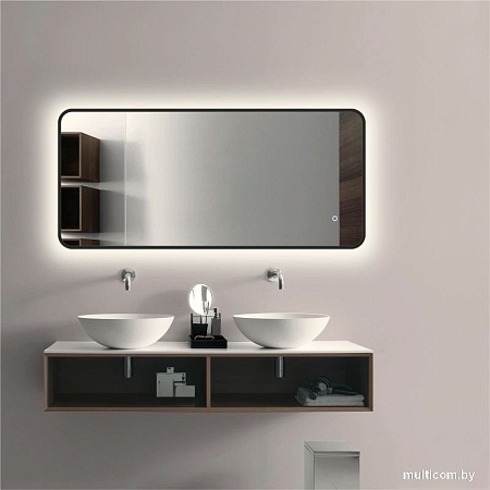 Зеркало Алмаз-Люкс Hanoi blaсk 11050s-4 (с подсветкой)