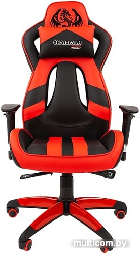 Кресло CHAIRMAN Game 25 (черный/красный)
