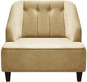 Интерьерное кресло Brioli Дино П (велюр, B2 бежевый/темные ножки)