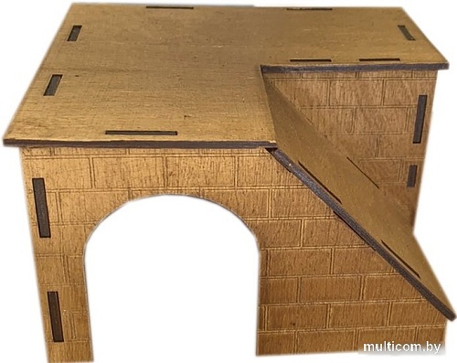 Домик ЭкоКомфорт для хомяков Д-01 (цвет в ассортименте)