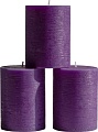 Набор свечей Мелт 100 мм (3 шт, темно-фиолетовый)