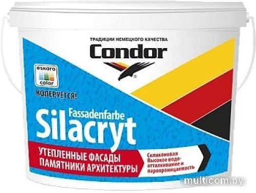Краска Condor Fassadenfarbe Silacryt 7.5 кг (белый)