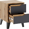 Тумба ЭлиГард Eyva 2S (дуб вотан/графит)
