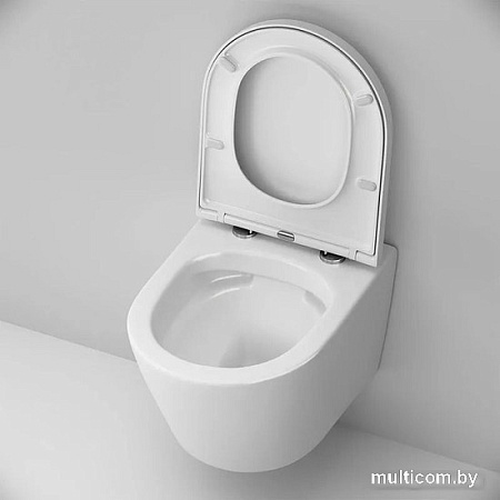 Унитаз подвесной AM.PM IS70151.741701 (с сиденьем и кнопкой смыва)