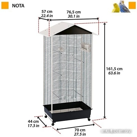 Клетка Ferplast Nota 56115423