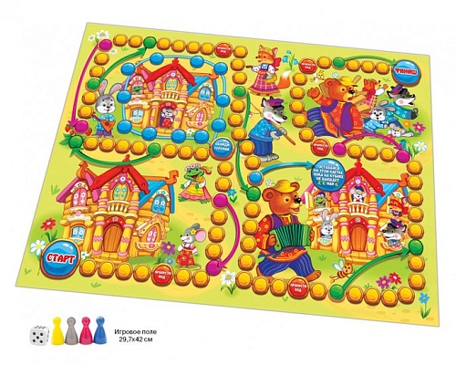 Настольная игра Русский стиль Бродилка Теремок RS-07112