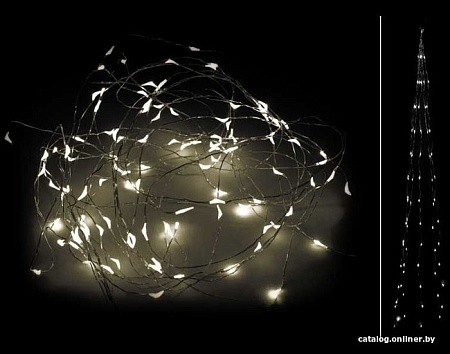 Световой дождь Волшебная страна Дождик (теплый белый)