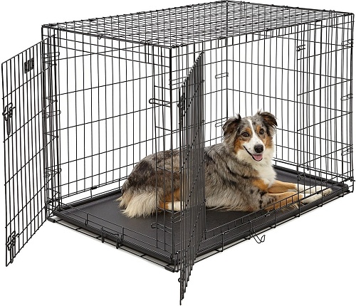 Клетка Midwest iCrate для собак 2 двери 1542DD (109x74x78см, черный)