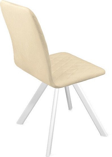 Стул Трия Стенли К2 (белый матовый/велюр Confetti Cream)