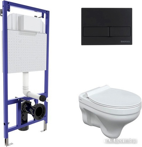 Унитаз подвесной Berges Wasserhaus Albit S + Top Slim SO + Novum + L5 042439