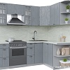 Готовая кухня Интерлиния Берес 1.5x2.1 правая (дуб серый/опал светлый)