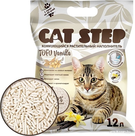 Cat Step Tofu Vanilla 12 л