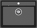 Кухонная мойка GranFest GF-LV-660 (черный)