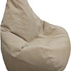 Кресло-мешок LoftyHome Груша L (велюр, капучино)