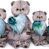 Мягкая игрушка Basik &amp; Co Басик с сердцем из бархата (22 см)