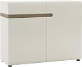 Комод Anrex Linate 2D-1S / TYP 35 (белый/сонома трюфель)