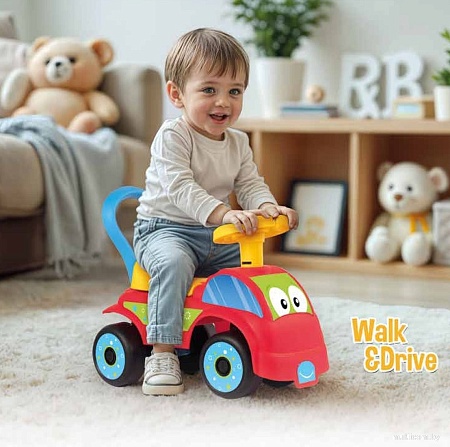 Каталка Dolu Foot to Floor 2620 (красный)