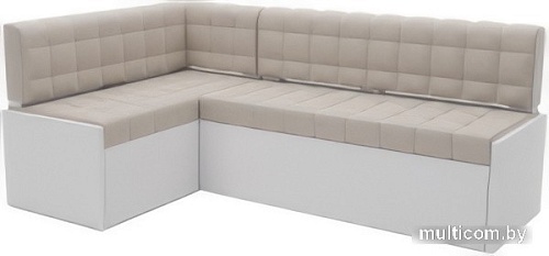 Угловой диван Мебель-АРС Ганновер левый 178x82x103 (бежевый Star Velvet 6 Light Beige)