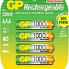 Аккумуляторы GP AAA 1000mAh 4 шт. (100AAAHC)