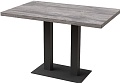Кухонный стол Millwood Лофт Берлин Л 120x70x75 (сосна пасадена-металл черный)