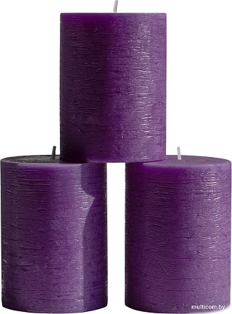 Набор свечей Мелт 100 мм (3 шт, темно-фиолетовый)