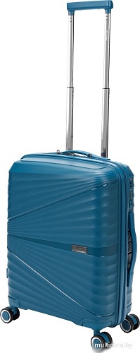 Чемодан-спиннер Torber Nevo T2207S (синий)