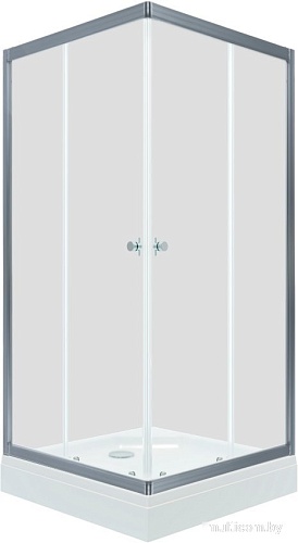 Душевой уголок Triton Вента-Хром-Вельвет 80х80 (с поддоном)