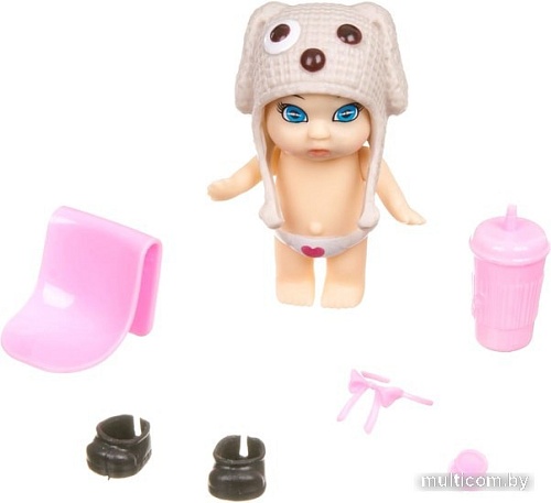 Кукла Bondibon OLY в шапочке-ушанке ВВ3852