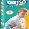 Подгузники Senso Baby Ecoline Midi 3 (44 шт)
