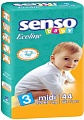 Подгузники Senso Baby Ecoline Midi 3 (44 шт)