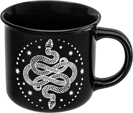 Чашка Elan Gallery Созвездие змеи 880218 (черный)