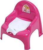 Детский горшок Dunya 11102 (розовый/малиновый)